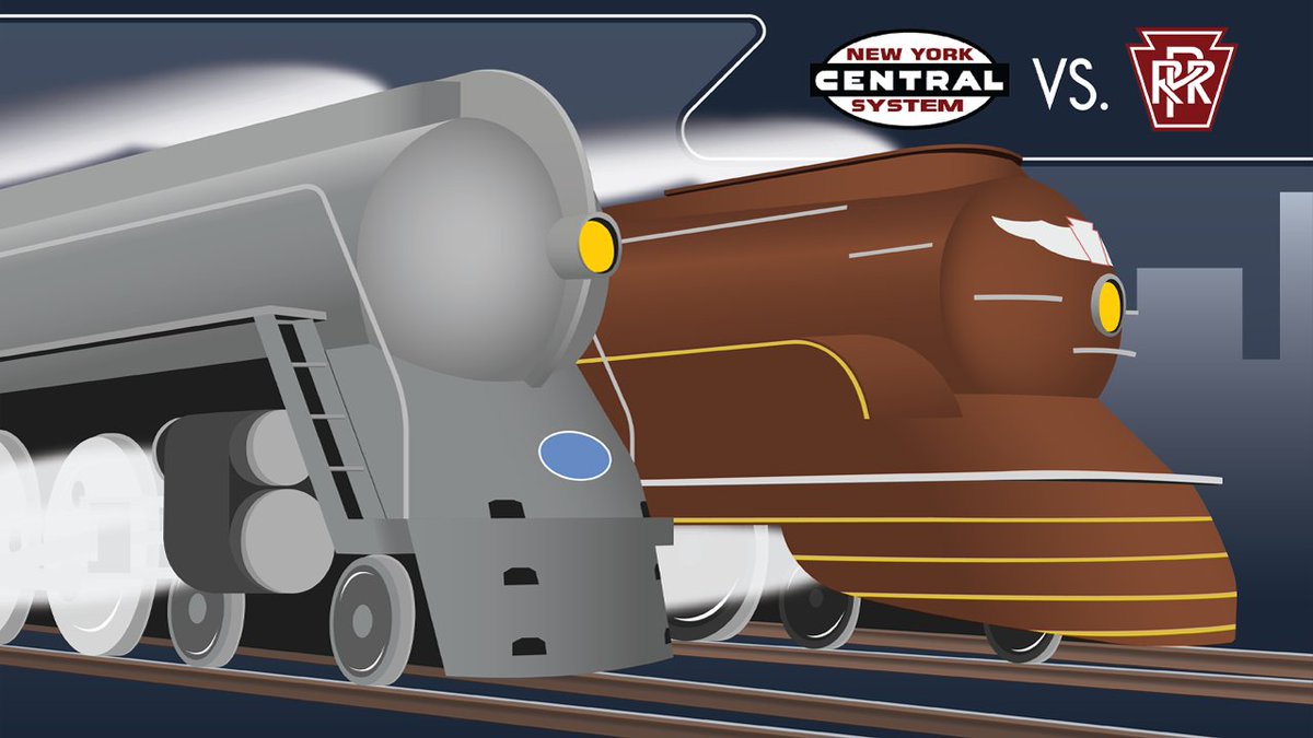 AmtrakGuy365's tweet image. youtu.be/05PR3QvwQzk
NEW VIDEO! New York Central vs. Pennsylvania Railroad: A Bitter 80-Year Rivalry