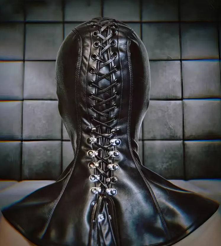 who is interested in this nun-inspired genuine leather hood ?
Inbox me for the price and order.