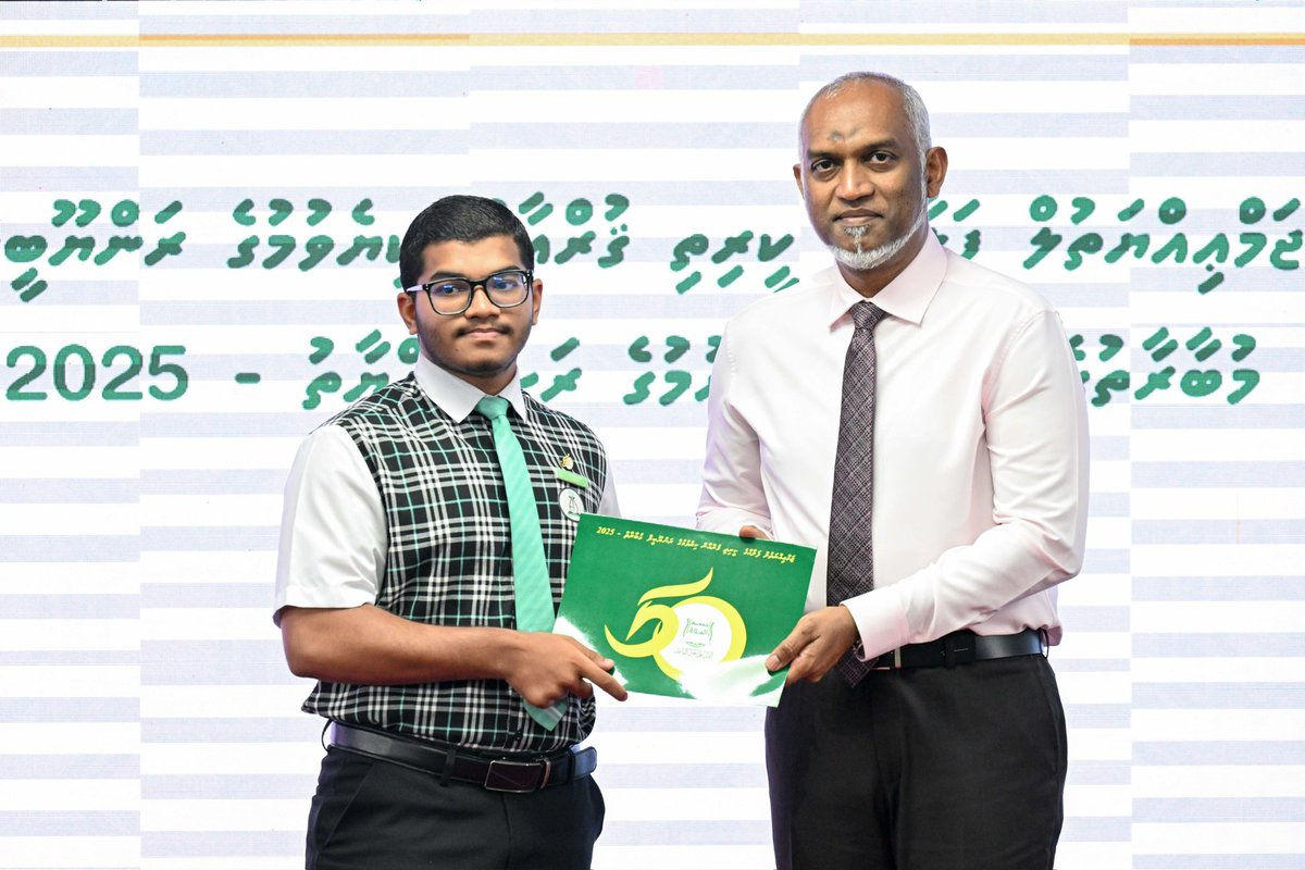 The President's Office (@presidencymv) on Twitter photo 