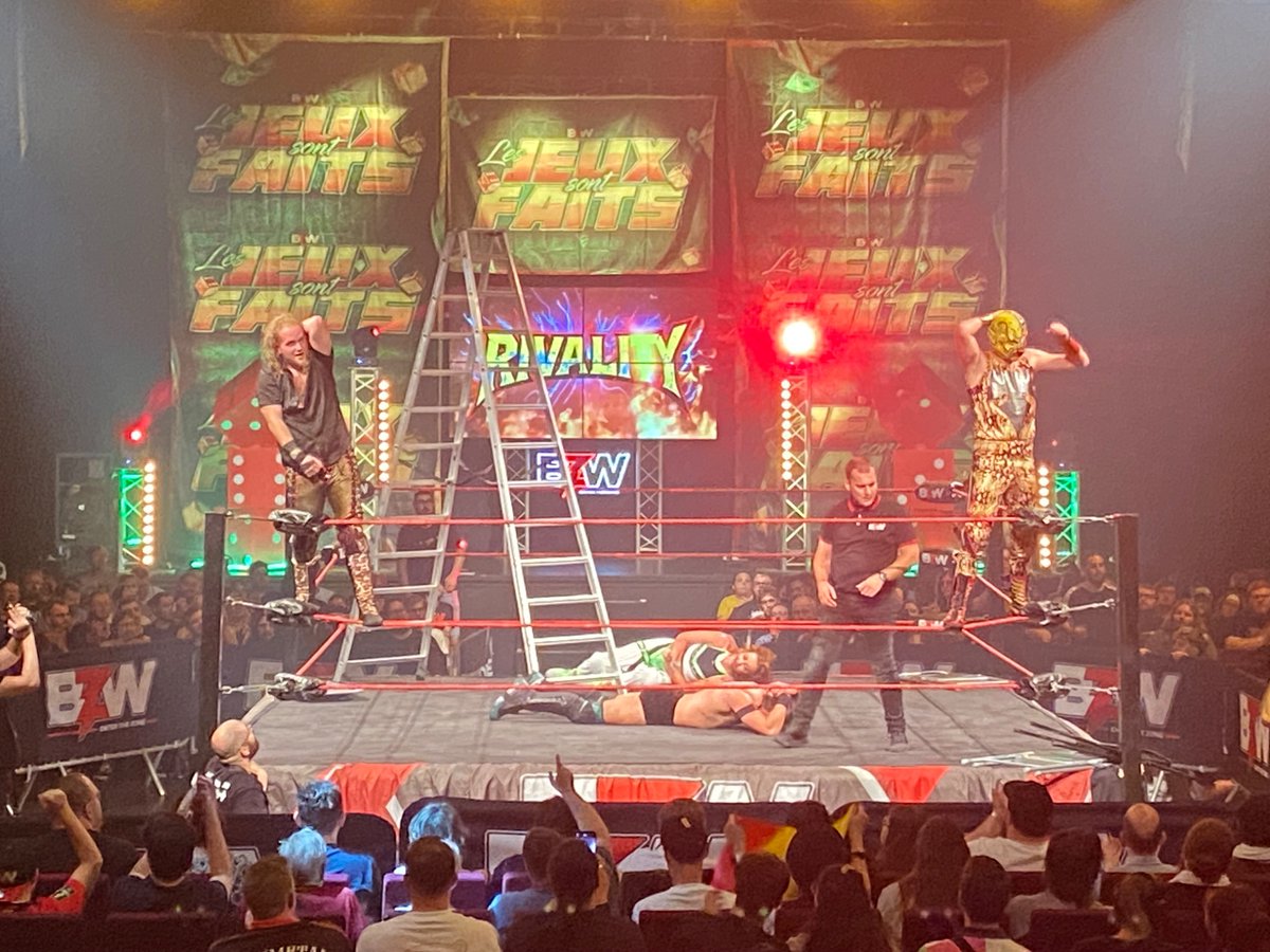 Maximo (@maximo_is_here) on Twitter photo In a match with the <a href="/combatzone/">CZW: Combat Zone Wrestling</a> Tag title on the line, Rivality (<a href="/mbm_sweetboy/">MBM</a> and <a href="/UltimaSombraOff/">Ultima Sombra</a>) 🇧🇪were able to retain against
<a href="/emersynjayne/">Emersyn Jayne</a> 🏴 and <a href="/drewparker341/">Drew Parker ドリュー・パーカー</a> 🏴 at the <a href="/bzw_wrestling/">BZWrestling</a> show In a match with the <a href="/combatzone/">CZW: Combat Zone Wrestling</a> Tag title on the line, Rivality (<a href="/mbm_sweetboy/">MBM</a> and <a href="/UltimaSombraOff/">Ultima Sombra</a>) 🇧🇪were able to retain against
<a href="/emersynjayne/">Emersyn Jayne</a> 🏴 and <a href="/drewparker341/">Drew Parker ドリュー・パーカー</a> 🏴 at the <a href="/bzw_wrestling/">BZWrestling</a> show