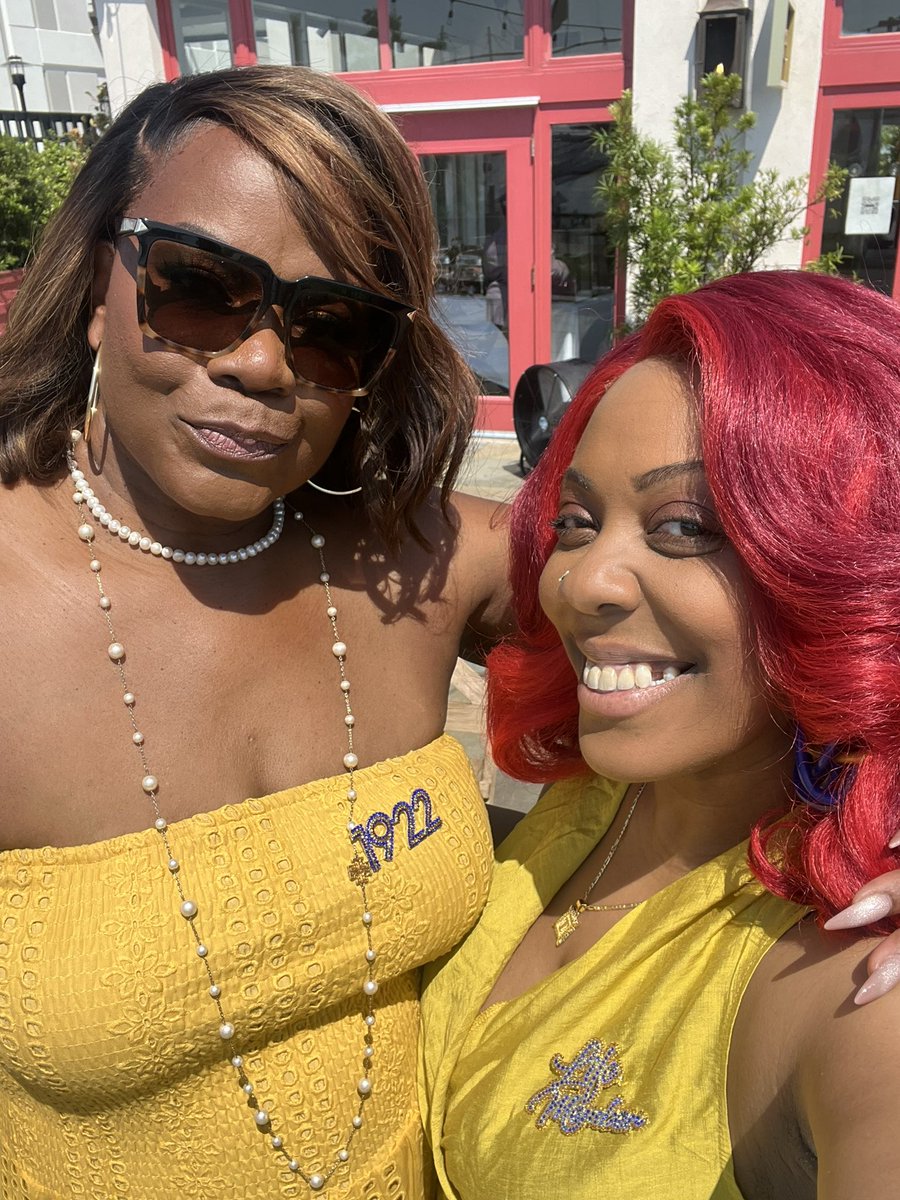 Terrika (@sheknowssports) on Twitter photo It is with GREAT honor and I pride that today I witnessed my sister, friend, and co-host become my Soror!!! <a href="/airswoopes22/">Sheryl Swoopes</a> is NOW A PROUD MEMBER OF SIGMA GAMMA RHO SORORITY, INC.!!! 💙💛
Time to go AWF NEO It is with GREAT honor and I pride that today I witnessed my sister, friend, and co-host become my Soror!!! <a href="/airswoopes22/">Sheryl Swoopes</a> is NOW A PROUD MEMBER OF SIGMA GAMMA RHO SORORITY, INC.!!! 💙💛
Time to go AWF NEO