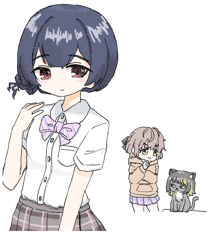 絵チャで描いた凛世ちゃん達 