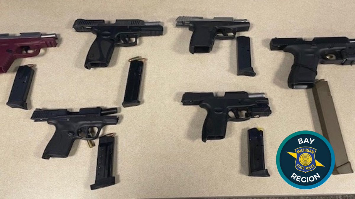 Tri-City Post troopers assigned to the Saginaw Secure Cities Partnership stopped 43 cars on the 4th of July.  They seized 6 illegal guns, 2 reported stolen, and arrested 5 fugitives and 6 people for weapons offenses.  They also found several cars with open intoxicants &amp; other
