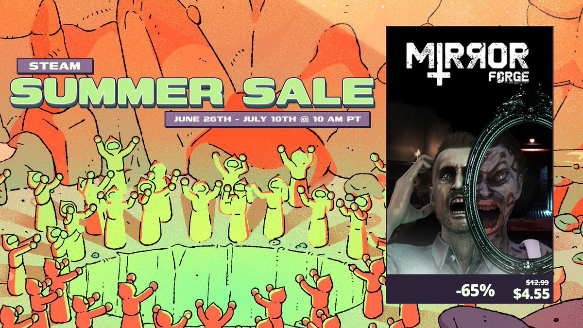 Reality’s falling apart, but at least the games are cheap.

DreadXP titles are still on sale in the Steam Summer Sale!

⚔️ Dread Delusion: dreadxp.games/3Zf15YC
🪞 Mirror Forge: dreadxp.games/4fKUUm3 
🐐 Sucker for Love: Date to Die For:  dreadxp.games/3AQ5oBv