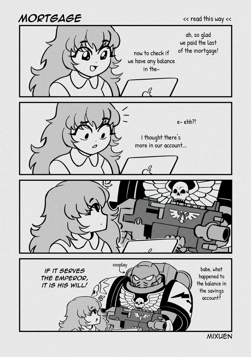 [almost 40k] it helps to not put your cosplay savings into a joint account