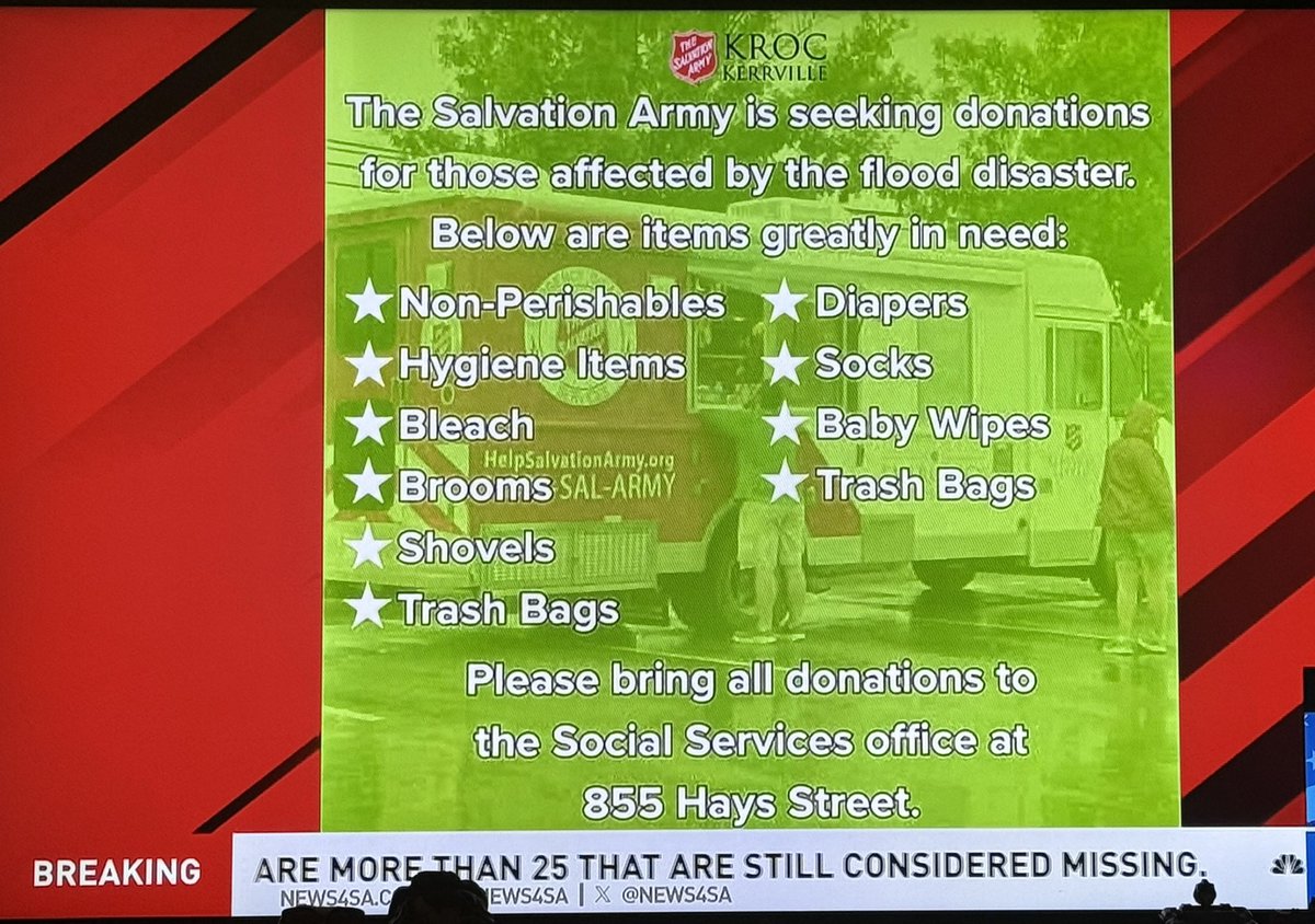 David (@dave_says_hi) on Twitter photo <a href="/SarahisCensored/">Sarah Fields</a> Here’s a few. Right now most of us are waiting for more info. So many other cities are flooded from today’s rain as well. Roads around me are closed off here in SA so we can’t even get out. I’ll post more when I come across them. There’s been a huge outpouring of support from the <a href="/SarahisCensored/">Sarah Fields</a> Here’s a few. Right now most of us are waiting for more info. So many other cities are flooded from today’s rain as well. Roads around me are closed off here in SA so we can’t even get out. I’ll post more when I come across them. There’s been a huge outpouring of support from the