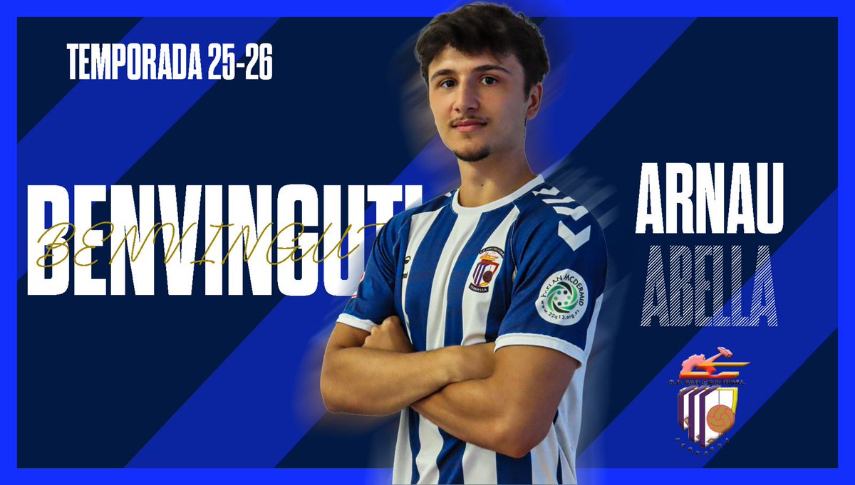 [OFICIAL]

El migcampista, Arnau Abella, es converteix en nou jugador del <a href="/CPSanCristobal/">CP San Cristóbal</a> 25-26.

Tècnica i qualitat amb bona projecció pel centre del camp, arriba de l'<a href="/uecastelldefels/">UE Castelldefels</a> i abans a equips com <a href="/FutBaseCES/">Futbol Base CES</a> o <a href="/AtleticSantJust/">Atlètic Sant Just FC</a> entre altres.

Benvingut Arnau!! 🔵⚪️💪🏼