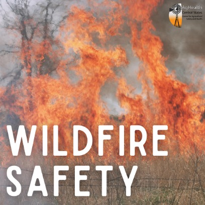 unmccscash's tweet image. 🔥 Be prepared for a wildfire! Have an emergency plan, gather supplies, sign up for alerts, and create fire breaks. Learn more about what to do before, during, and after a wildfire at unmc.edu/publichealth/c… #FarmSafety #FireSafety
