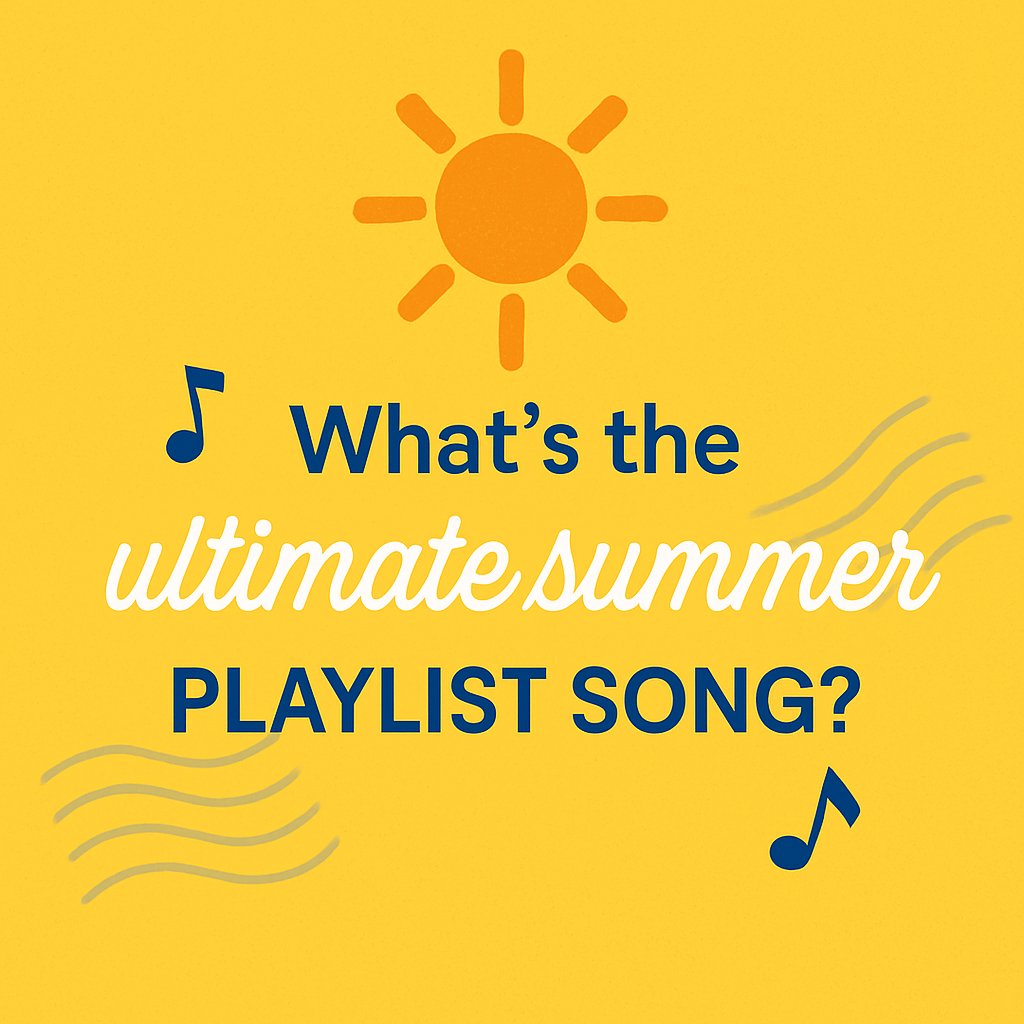 acremationTX's tweet photo. 🎶☀️ What’s your go-to summer song? Music helps us remember and celebrate loved ones. Share your ultimate summer playlist song! 💛 #aCremationCares #SummerPlaylist #MusicAndMemories #HonoringLife #GriefAndHealing https://t.co/awwijlWk8x