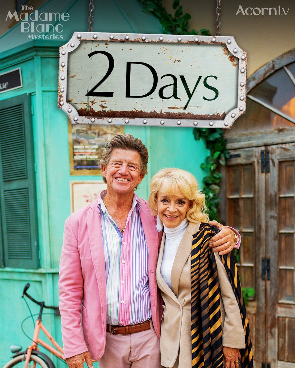 What could be better than mysteries and antiquing in a quaint French village? #TheMadameBlancMysteries returns on Monday!
