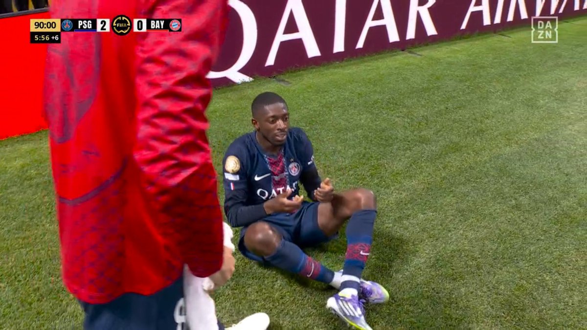 Dembele with the Jota celebration. Pure class 🥺❤️