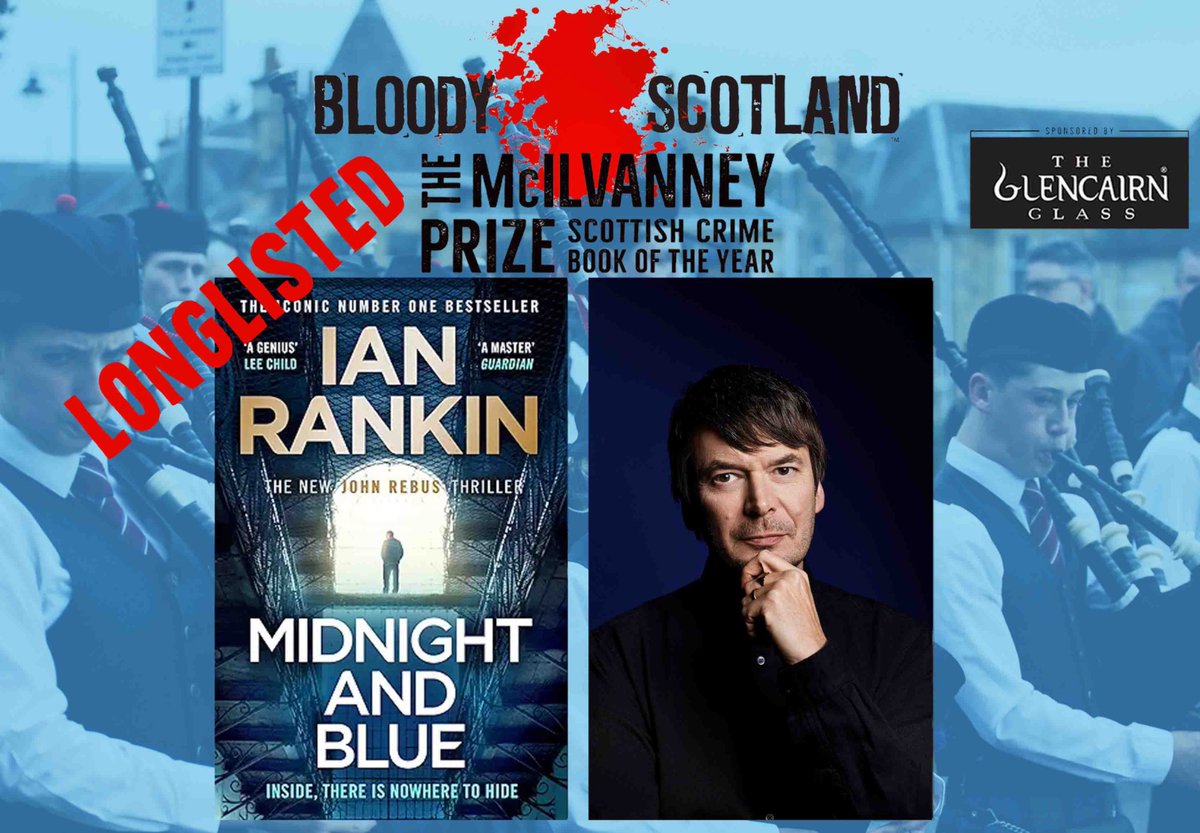 BloodyScotland's tweet image. Our guest programmer @Beathhigh makes the longlist with Midnight and Blue - he’ll be discussing this book with a couple of those actor types on Friday 12th Sept: bloodyscotland.com/event/a-puzzle…