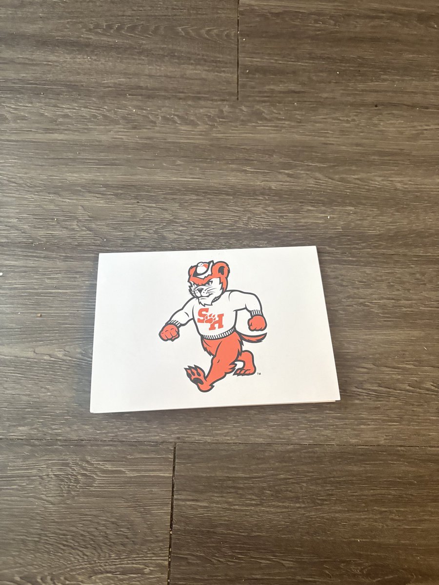 Thank you <a href="/BearkatsFB/">Sam Houston Football</a> for the mail! 
<a href="/DBCoachMcGraw/">Gary McGraw</a>