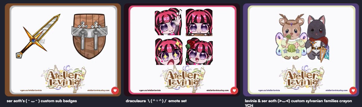 VTuberLavinia's tweet image. ⊹♡ ੈ✩‧₊˚ open for magic comms! ₊˚⊹♡ੈ✩‧
one emote - 5 euros one
sub badge - 4 euros (and below)
adorable sylvanian families crayon YCH - 2 euros
♡ vgen.co/AtelierLavinia ♡
#VGen #artcommissions #ENVtuber #Vtuber #artmoots #Vtubers