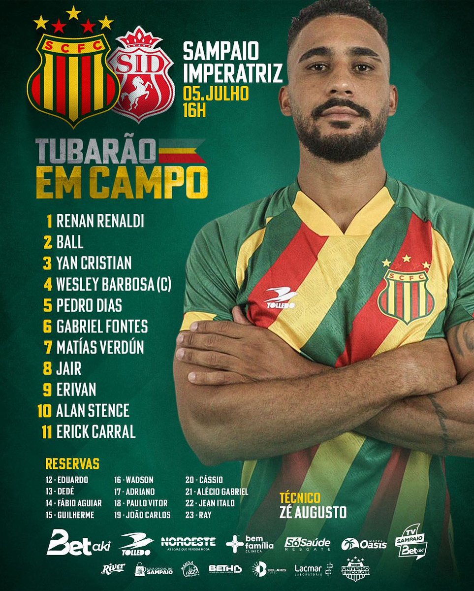 🔴🟢🟡 BOLÍVIA QUERIDA DEFINIDA!

📲 AO VIVO e COM NARRAÇÃO, na TV Sampaio BETAki, no YouTube.

#SampaioCorreaFC #BoliviaQuerida #TVSampaioBETAki