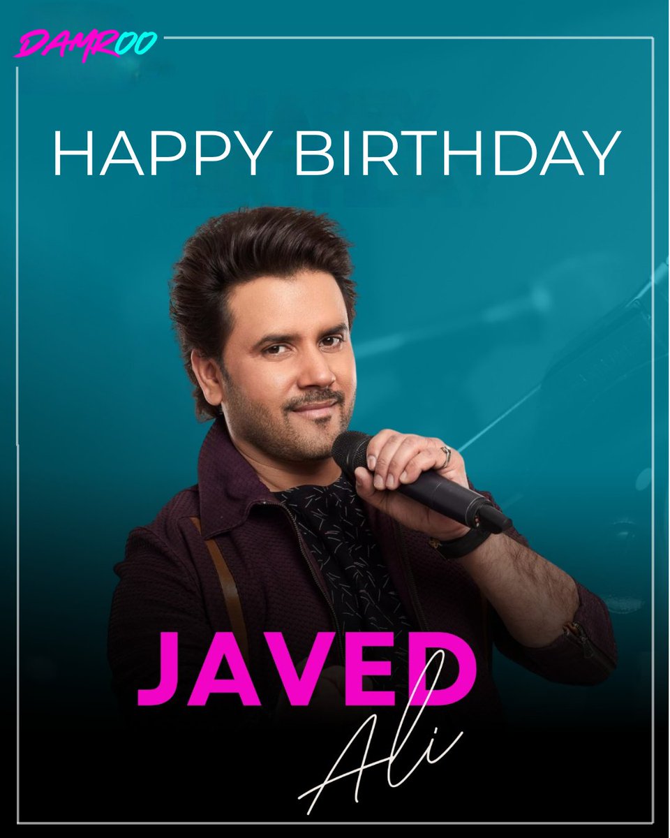 Wishing the soulful voice of India, Javed Ali, a melodious birthday. 🎶✨

<a href="/javedali4u/">Javed Ali</a> <a href="/damrooapp/">Damroo</a> 

#HappyBirthday #javedali #happybirthdayjavedali #damroo #damrooapp #music #artist #singer