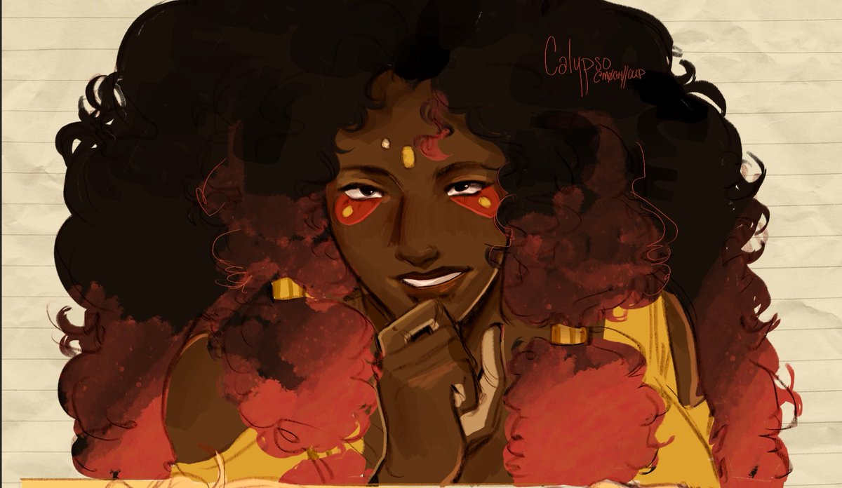 Seems like she’s taken an interest 

#calypso #epicthemusicalfanart #Epic