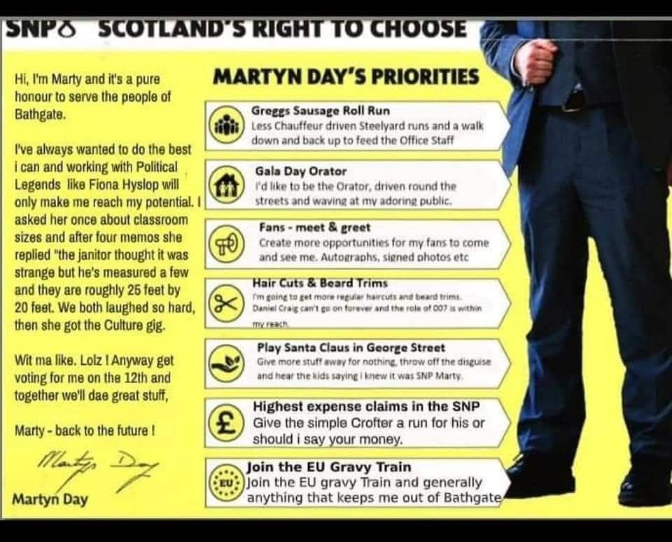 Our last post/tweet about Marty, his manifesto was something else.