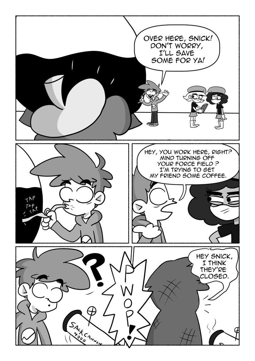 MAZE_animations's tweet image. After many months, Snickerdoodle has returned to save the town from a caffeine shortage!
Read chapter 3 RIGHT HERE!