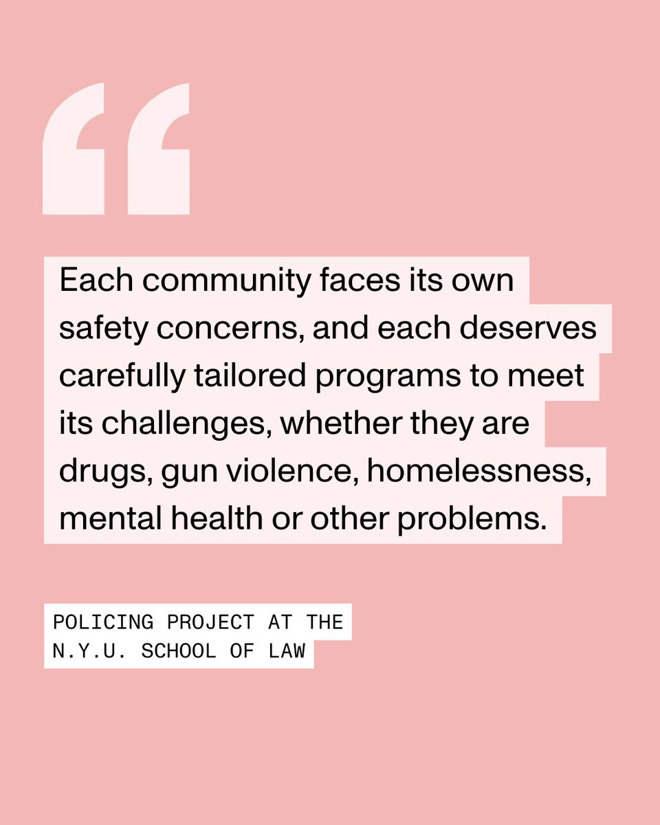 thejusttrust's tweet image. Fantastic piece from Barry Friedman, Max Markham, and Scarlet Neath of @PolicingProject on community safety and understanding public safety alternatives. For the full article: loom.ly/EHDWlxQ