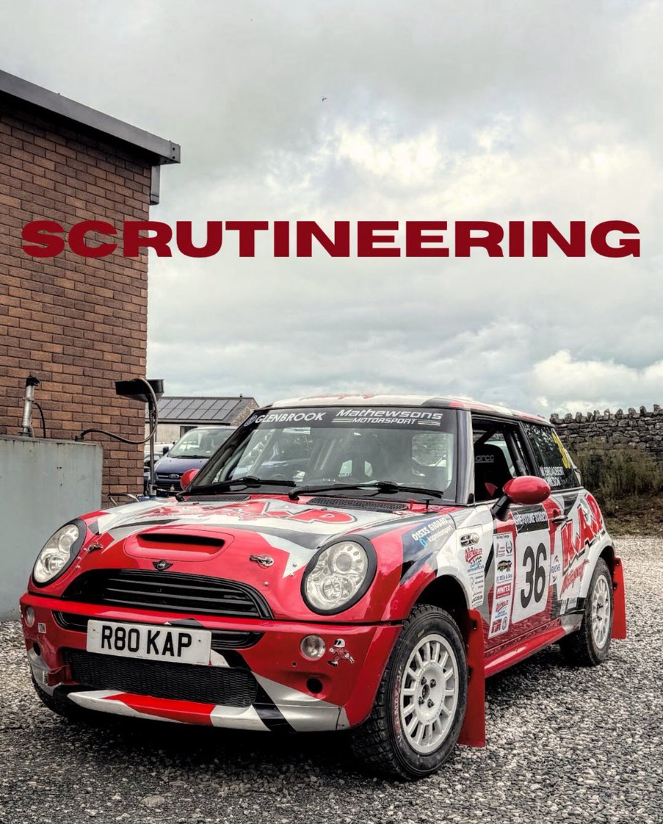 m_a_broadbent's tweet photo. Scrutineering ✅

Greystoke Stages ready - looking for a strong result in the MRC tomorrow with 2nd place Jones sitting this event out

Rain will have an affect on the event with showers expected through the day, so keeping it neat on the already slippy stages will be key https://t.co/tDeCYJ4uvP