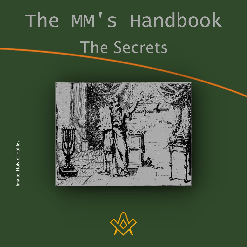 The Master Mason's Handbook P5 - November 2022 Issue article  <a href="/TheSquareMag/">The Square Magazine</a> ift.tt/Njb8LqR  Chapter 5 - The Secrets.  Having thus been brought into the place of light the Candidate is given not the genuine secrets, but only substituted ones. This fact must often have p…