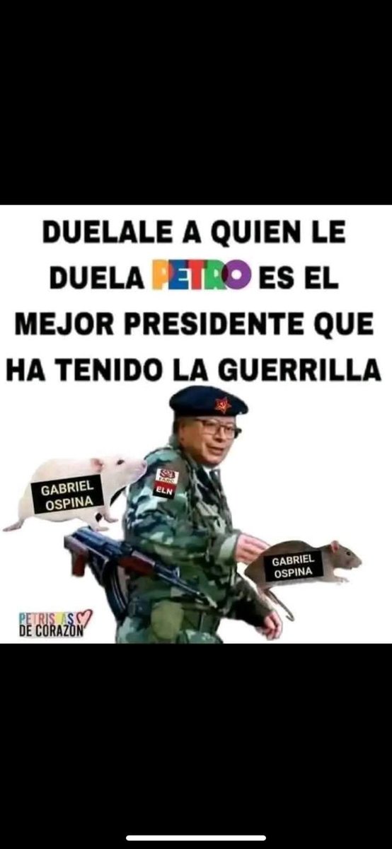 juniorita46's tweet photo. Tiene toda la razón con este meme, nadie lo puede negar, mucho menos ocultar el mejor presidente de la guerrilla... https://t.co/vpfGzWIKfS