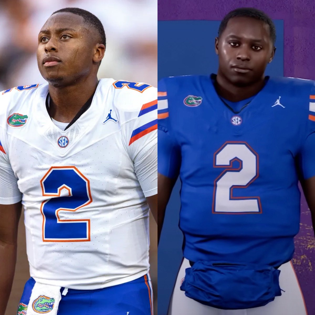 DJ Lagway IRL vs CFB 26 👀

EA did a pretty good job on DJ this year 🔥
