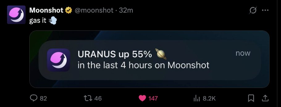 The distribution on $uranus