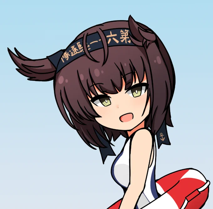 初月_水着modeです!