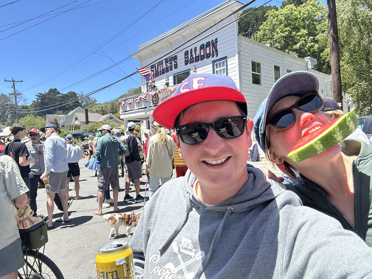 The July 4th party in Bolinas is hard to beat! What a vibe!