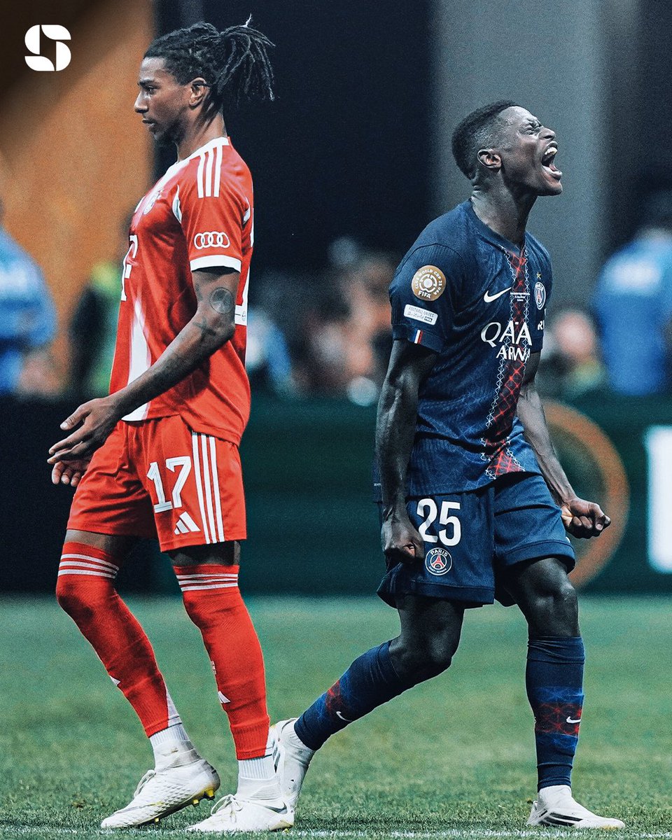 Nuno Mendes for PSG vs. Bayern:

◉ Most duels won (12)
◉= Most clearances (6)
◉= Most tackles (5) 
◉ Most fouls won (3) 
◎ 4x possession won 
◎ 3 accurate long balls
◎ 1 foul conceded
◎ 1x dribbled past 

A huge battle with Michael Olise. 💪