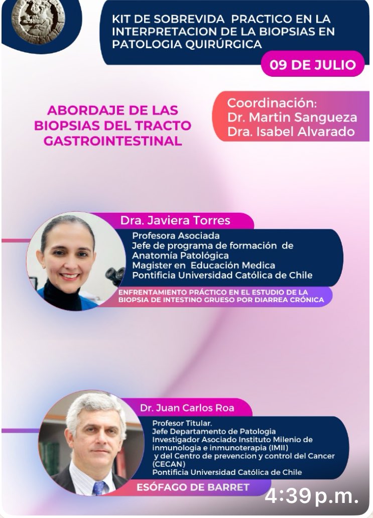 @isaalvaradoc (@vintage81106614) on Twitter photo Hola a todos. Les dejo la información de la sesión SLAP del próximo miércoles 9 de julio, nos vemos pronto.<a href="/SLAPpatologia/">SLAP Patología</a> Hola a todos. Les dejo la información de la sesión SLAP del próximo miércoles 9 de julio, nos vemos pronto.<a href="/SLAPpatologia/">SLAP Patología</a>