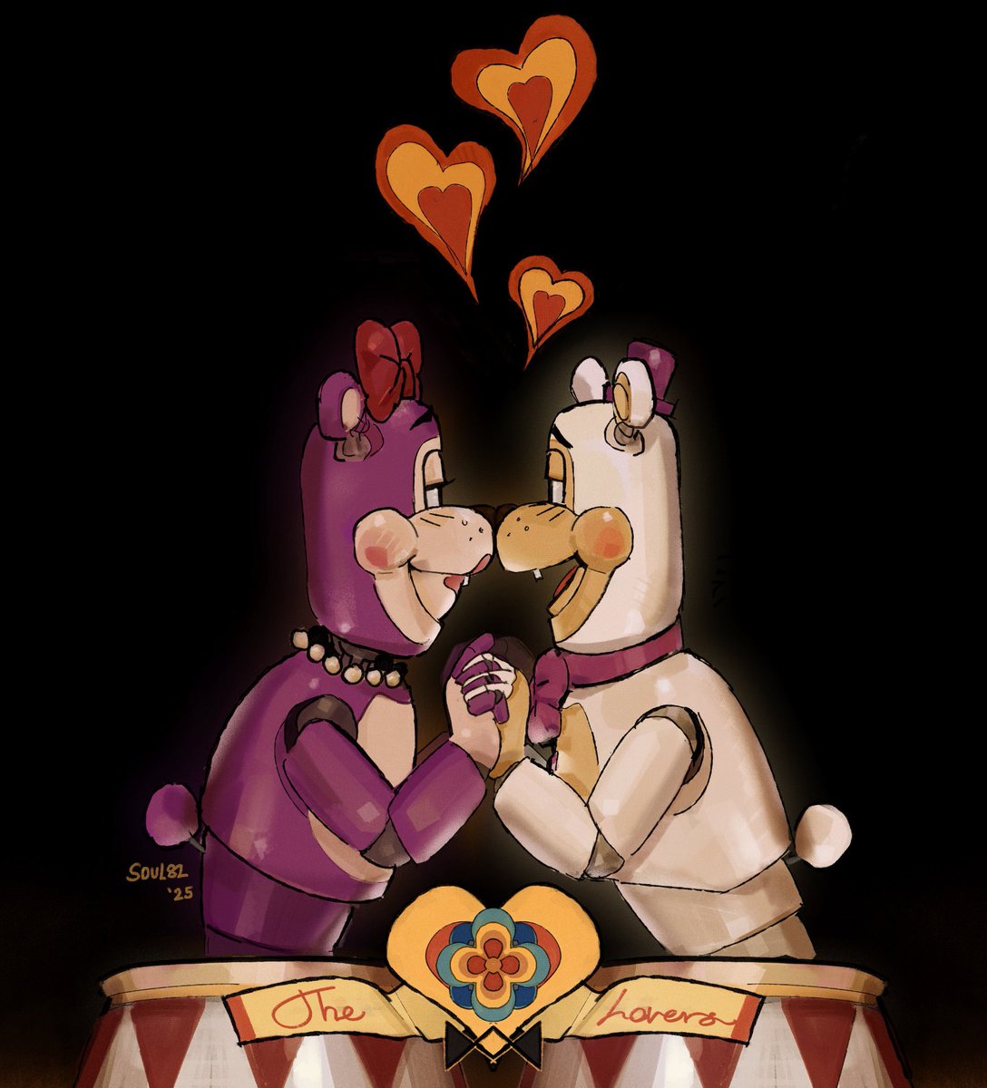 S0UL82's tweet image. #SOTM #FNAF The Lovers 💜