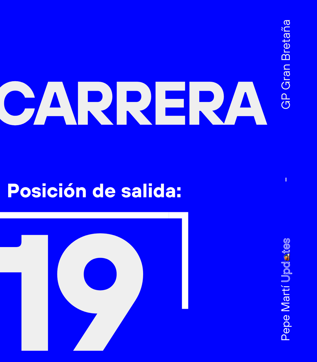 PMartiUpdates's tweet image. ⏰🇬🇧| Less than 30 minutes until the Feature Race kicks off in Silverstone! Don't miss it!
Pepe starts from P19
⏰🇪🇸| Menos de 30 minutos para el inicio de la carrera en Silverstone. ¡No te lo pierdas!
Pepe saldrá desde la P19
#F2 #BritishGP #RBJT #PepeMarti