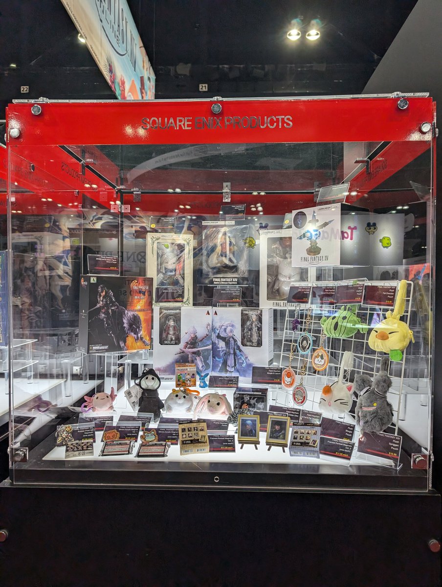 SQEX_MD_NA's tweet image. Make sure to visit the Square Enix booth SH-3314 at #AnimeExpo to shop all the exciting @FF_XIV_EN Merch and more!
Come adopt your very own Fat Cat Plush! Or pickup a Secretlab Lumbar Pillow featuring Alpha or Fat Cat!