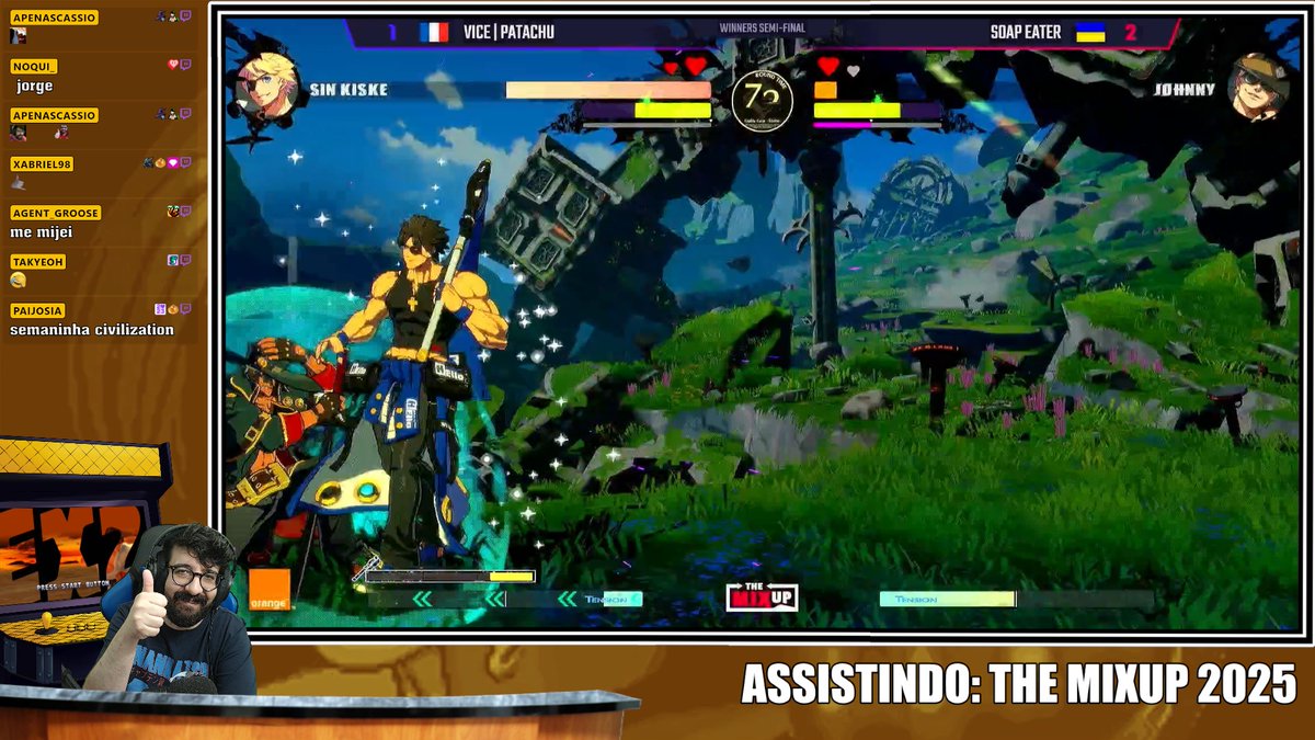 FALA MEUS PADRINHOS! 

HOJE VAMOS ASSISTIR UM POUCO DO THE MIXUP 2025 COM TOP 8 DE GG STRIVE E MAIS ALGUMA COISA E DEPOIS UMA GAMEPLAY ATÉ FECHAR A NOITE!
BORA PASSAR O SÁBADO JUNTO! 

DEU RT? SÁBADO FODA!
SEM RT? SUCUMBA

twitch.tv/yorezordd // youtube.com/watch?v=D_oscw…