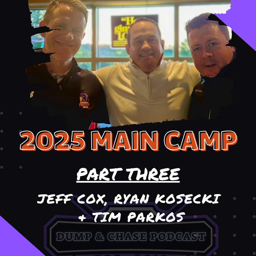 This is Part 3 of the Youngstown Phantoms Main Camp Recap. In this episode, we welcome a few experts from the Phase I Draft in Co-GM <a href="/CoachKosecki1/">Ryan Kosecki</a> and Assistant GMs Jeff Cox &amp; Timmy Parkos. Minnesota!

dcpodcast.buzzsprout.com/share
