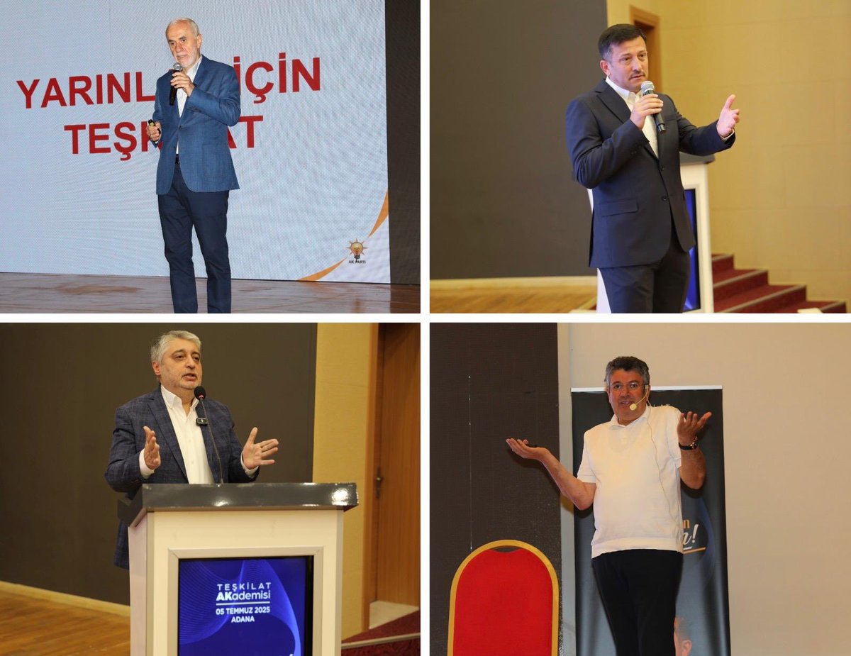 AK Parti Genel Merkez Ar-Ge ve Eğitim Başkanlığımız tarafından düzenlenen Teşkilat Akademisi - Liderlik Okulu kapsamında Adana’mızda bilgiyle, tecrübeyle ve dava bilinciyle dolu dolu bir eğitim programı gerçekleştirdik.

Katılım sağlayan teşkilat mensuplarımıza ve kıymetli