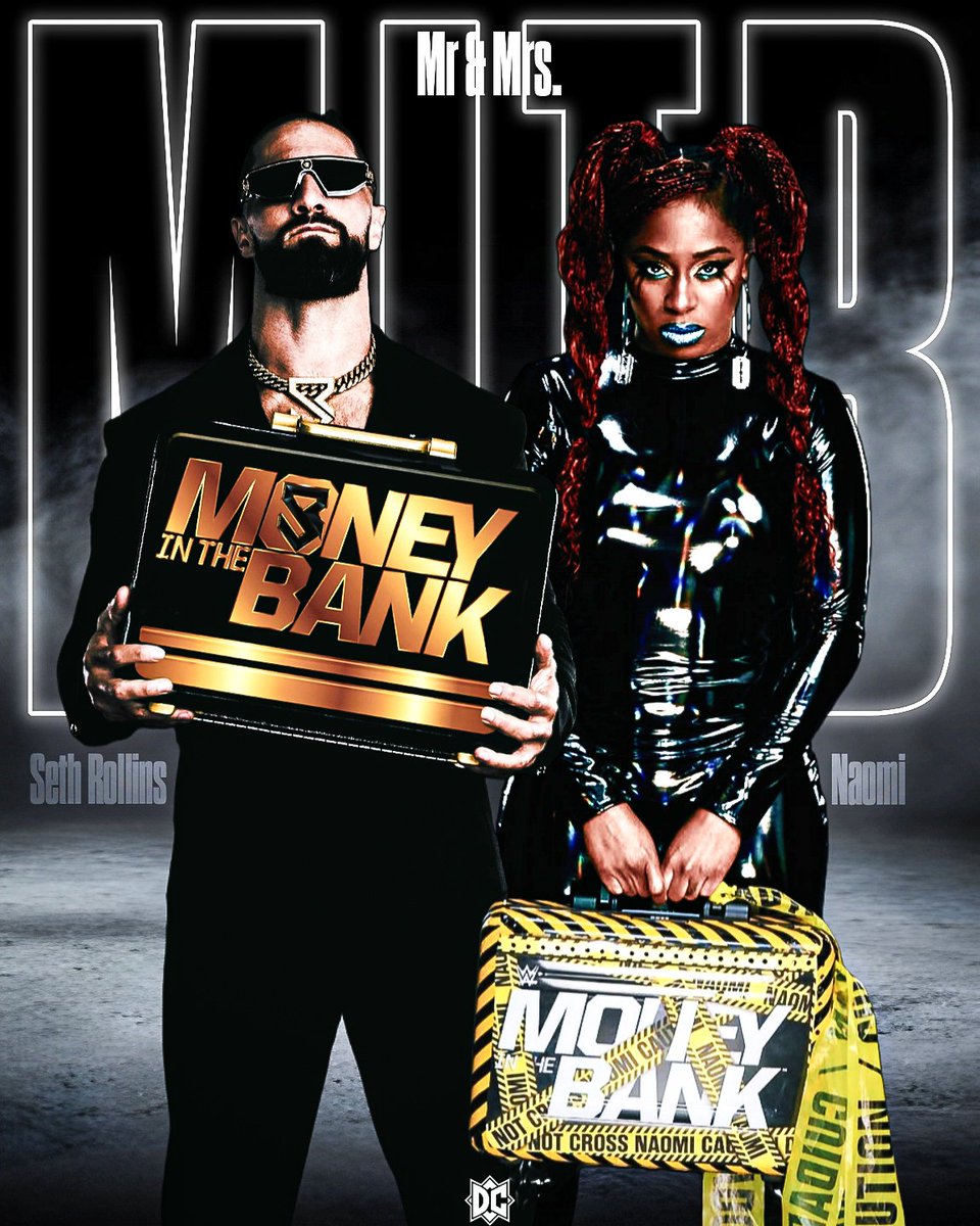 dinncustoms's tweet photo. The power is in their hands... 2025 Mr & Mrs. MITB , Seth Rollins & Naomi.
#SethRollins #Naomi #MrMITB #MrsMITB #TheVisionary #ProceedWithCaution #WrestlingArtwork https://t.co/8toDqMCcgR