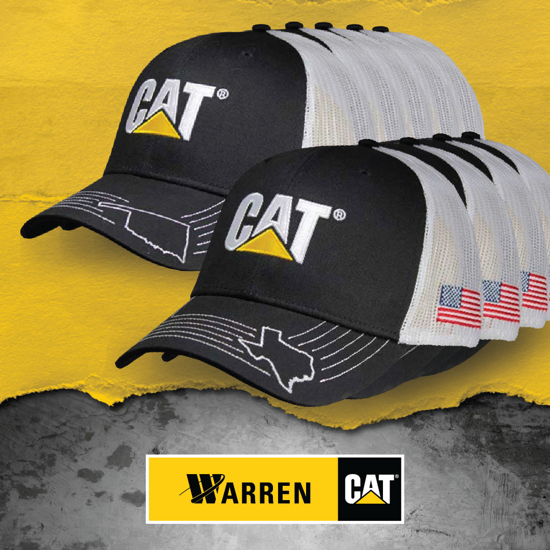 Rep your roots—Oklahoma or Texas style! Snag your exclusive Cat® cap for just $15 before they disappear faster than sweet tea on a summer day: warrenc.at/StateYourPride 

#WarrenCAT #WhateverTheJob #WhateverItTakes