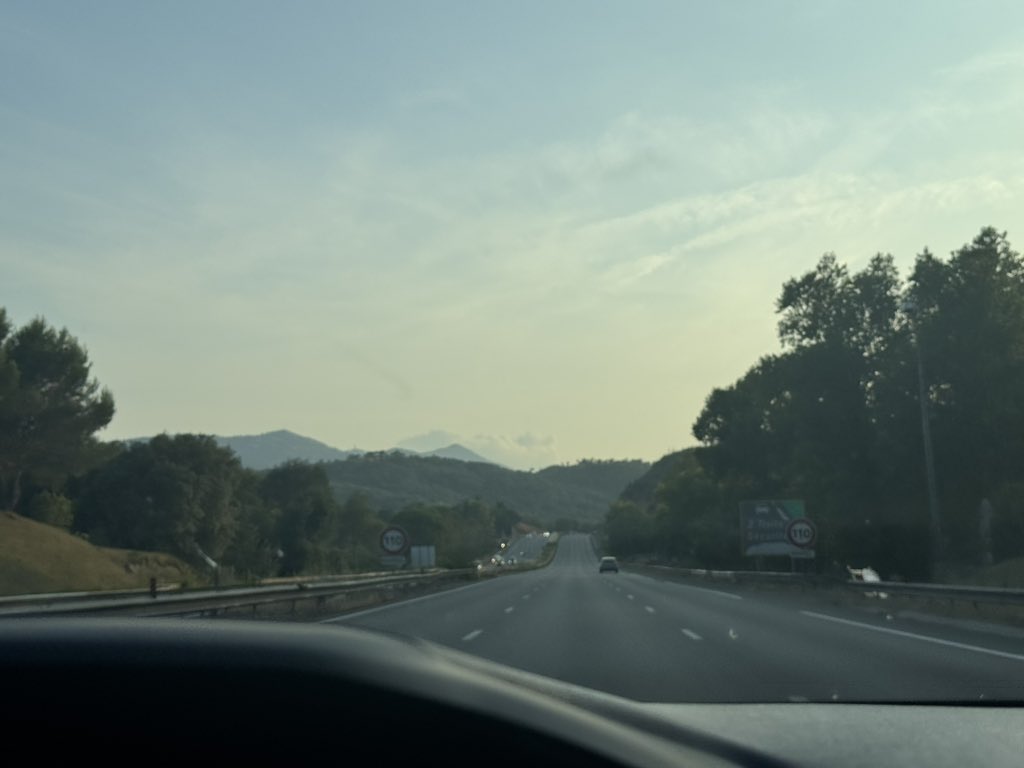 Ain’t nothin  like drivin into the sunset on a French countryside 🌅 🇫🇷