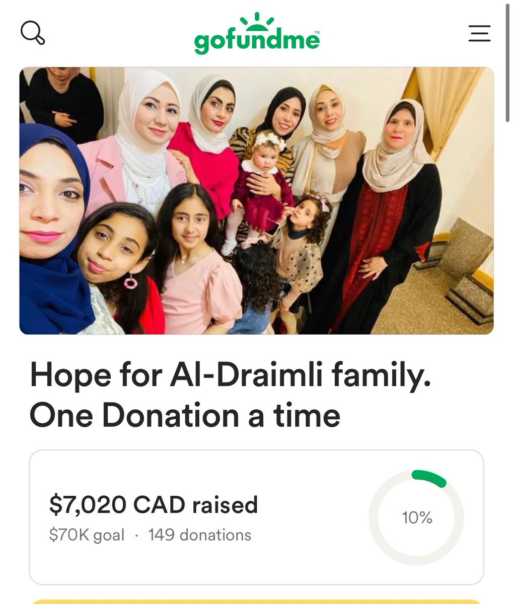 Advil's tweet image. this fundraiser for one of my cousins in Gaza hasn’t seen a donation in 9 months. they reached out to me hoping to round up some contributions as they are desperate amidst the ongoing starvation campaign being carried out against them by the zionists.
gofundme.com/f/hope-for-ald…
