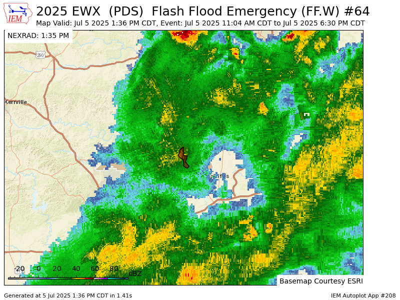 Iembot_emerg's tweet image. EWX extends time of Flash Flood Emergency [flash flood: observed, flash flood damage threat: catastrophic] for Comal [TX] till Jul 5, 6:30 PM CDT mesonet.agron.iastate.edu/vtec/f/2025-O-…