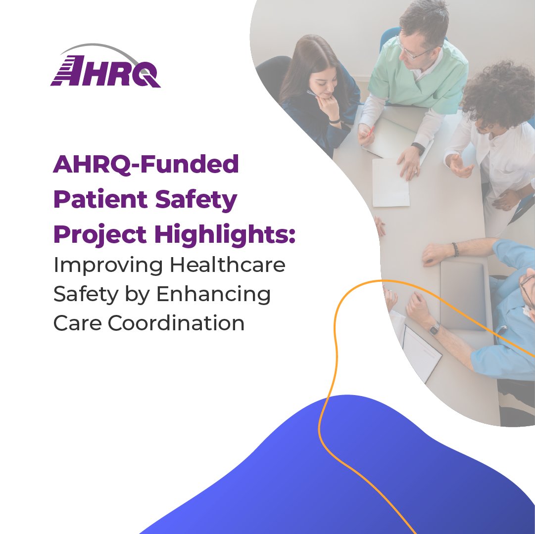 #AHRQ's updated #PatientSafety Research Summary shows how improved care coordination boosts patient safety. Check out tools and strategies for better handoff communication, discharge processes, and more. ahrq.gov/patient-safety…