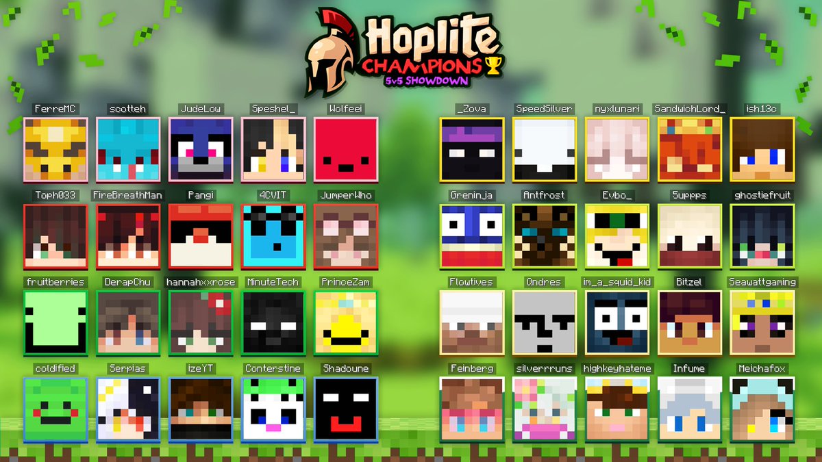 HopliteNetwork's tweet image. Hoplite Champions starts in 24 hours!
Who will you be watching during the event?