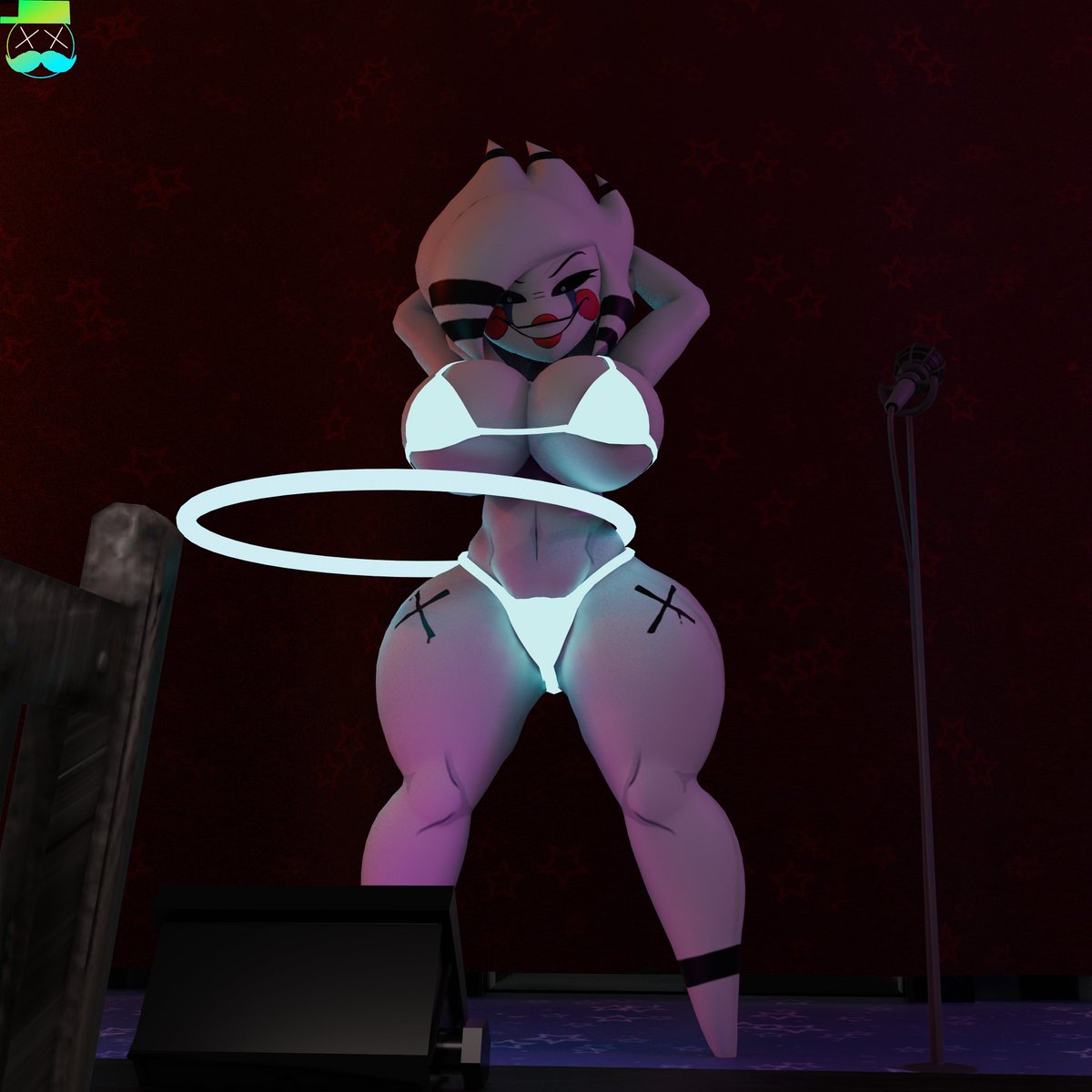 EspectroBlaze's tweet photo. *Marie estaba jugando con un aro de hula hula... en bikini o ropa interior :v*
🤍🖤🎁(Marie)🎁🖤🤍
Wendy tenía razón, esto es muy divertido
#NormalRol https://t.co/Z4WU1R5Wdh