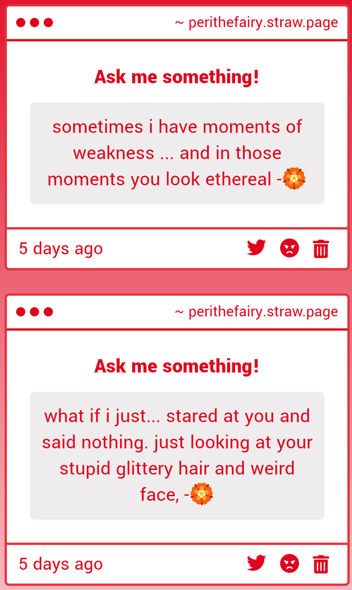 Perithefairy23's tweet photo. You're so kind but I really ain't all THAT much 😅 https://t.co/h8ziBwRGd2