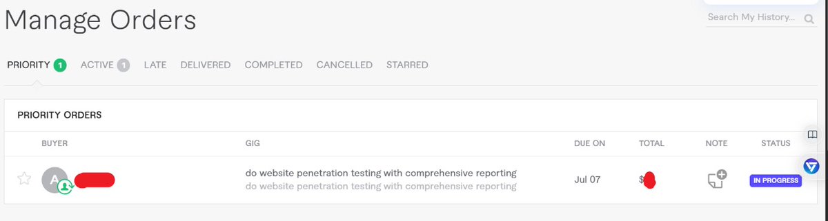 Jakirpentest's tweet image. Got my first Fiverr order last night as an ethical hacker. After months of learning and practice, this is a big step in my journey. Grateful and excited for what’s ahead

#Fiverr #EthicalHacking #CyberSecurity #FirstOrder #BugBounty #Pentesting