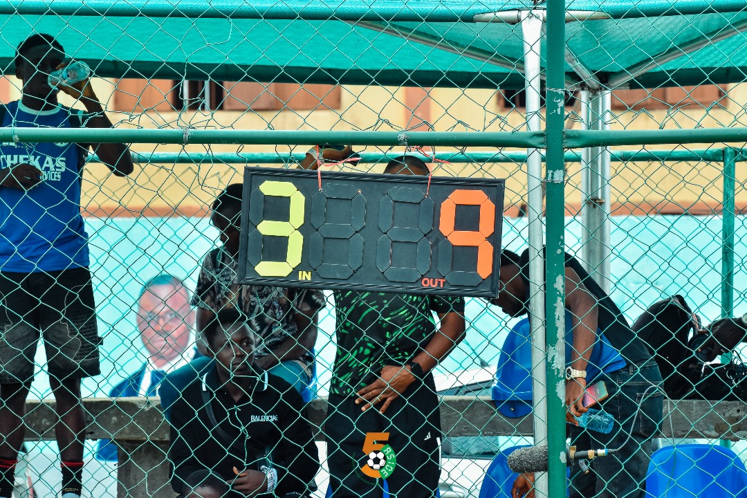 The kind of scores you see at Spires 5-Aside, like those boys know how to score goals. #Spires5aside